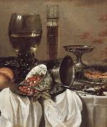 Pieter Claesz Still Life with Drinking Vessels painting